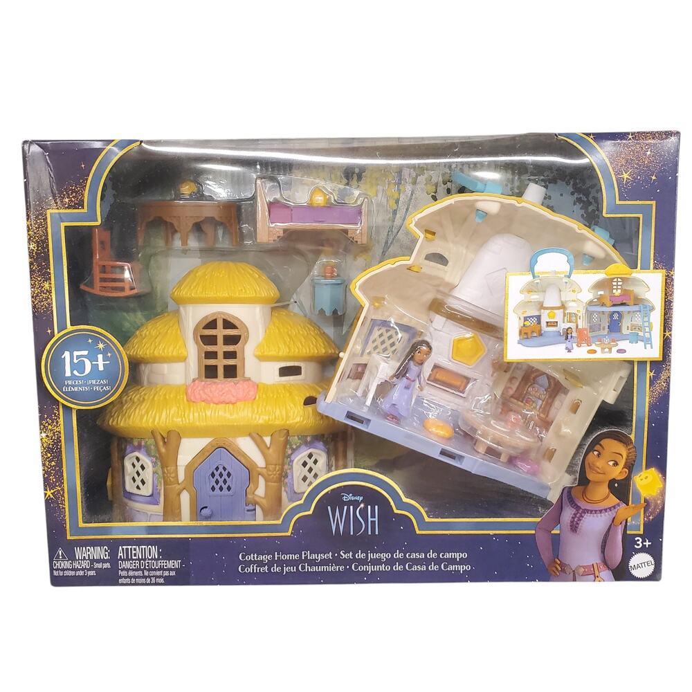 Disney Wish Cottage Home Playset Asha Star